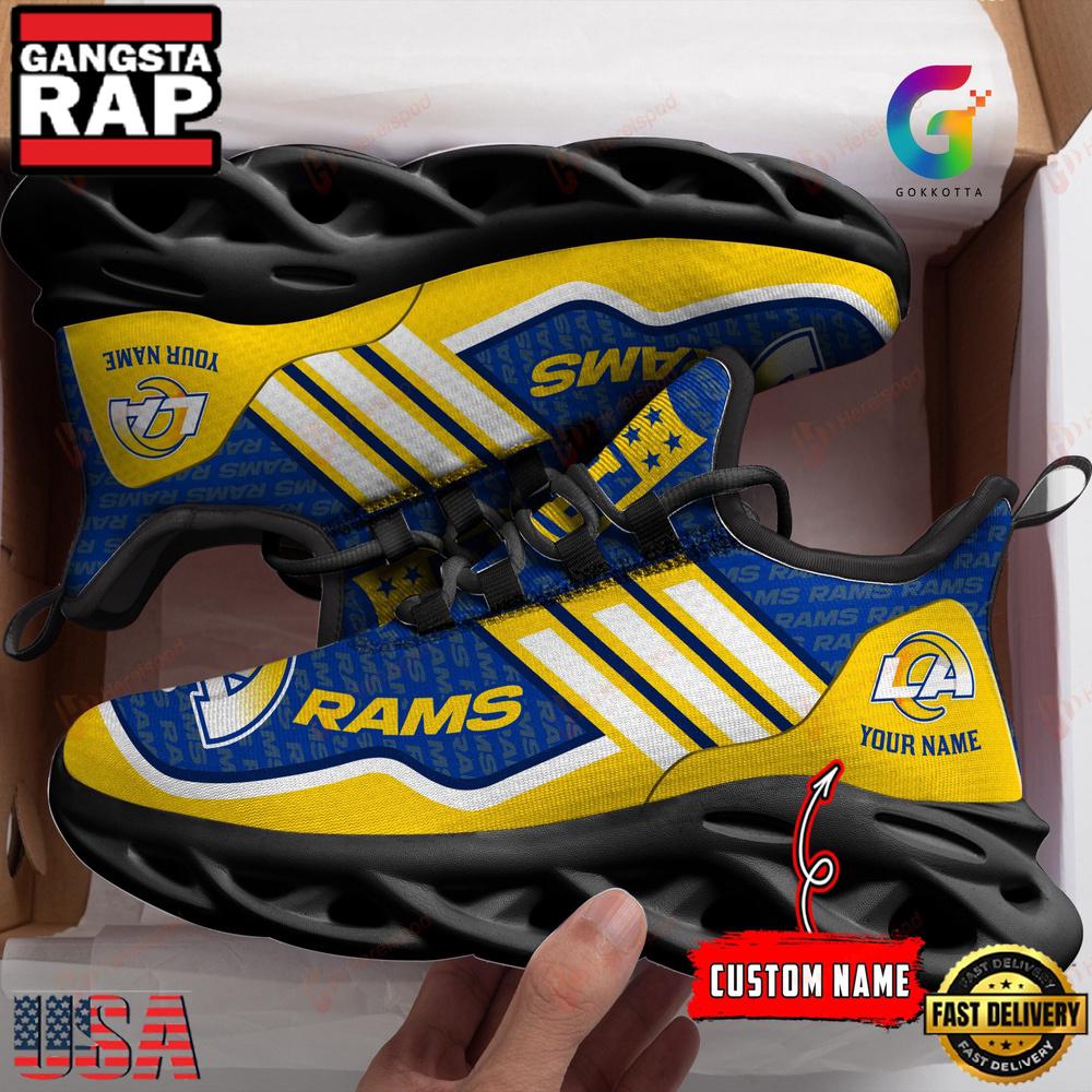 NFL Los Angeles Rams Football New Design Max Soul Shoes Running Sneakers