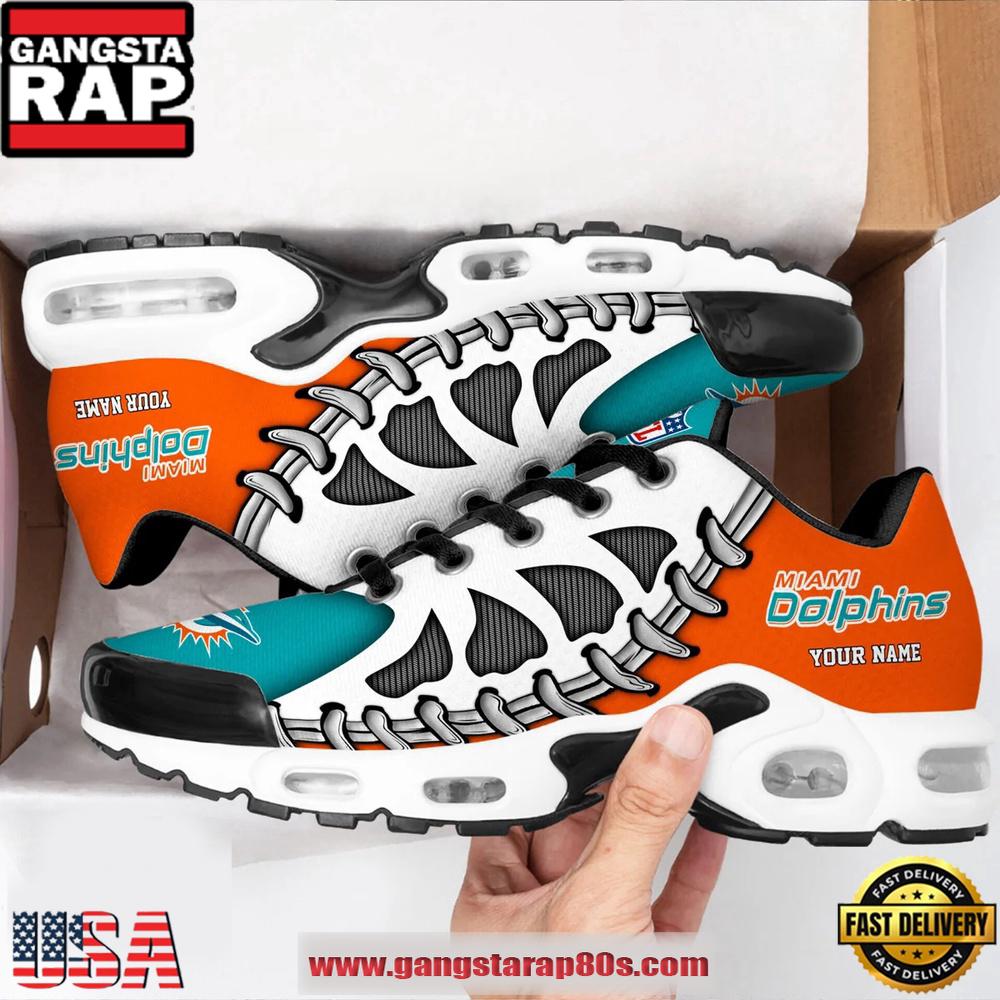 NFL Miami Dolphins Unique Design Custom Air Max Plus Shoes Running Sneakers