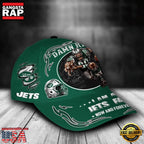 NFL Custom Name New York Jets Mascot Damn Right Football Team Baseball Cap