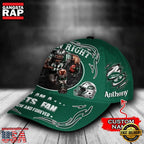 NFL Custom Name New York Jets Mascot Damn Right Football Team Baseball Cap