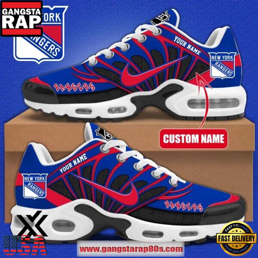New York Rangers NHL New 2026 Version Custom Air Max Plus Shoes Running Sneakers