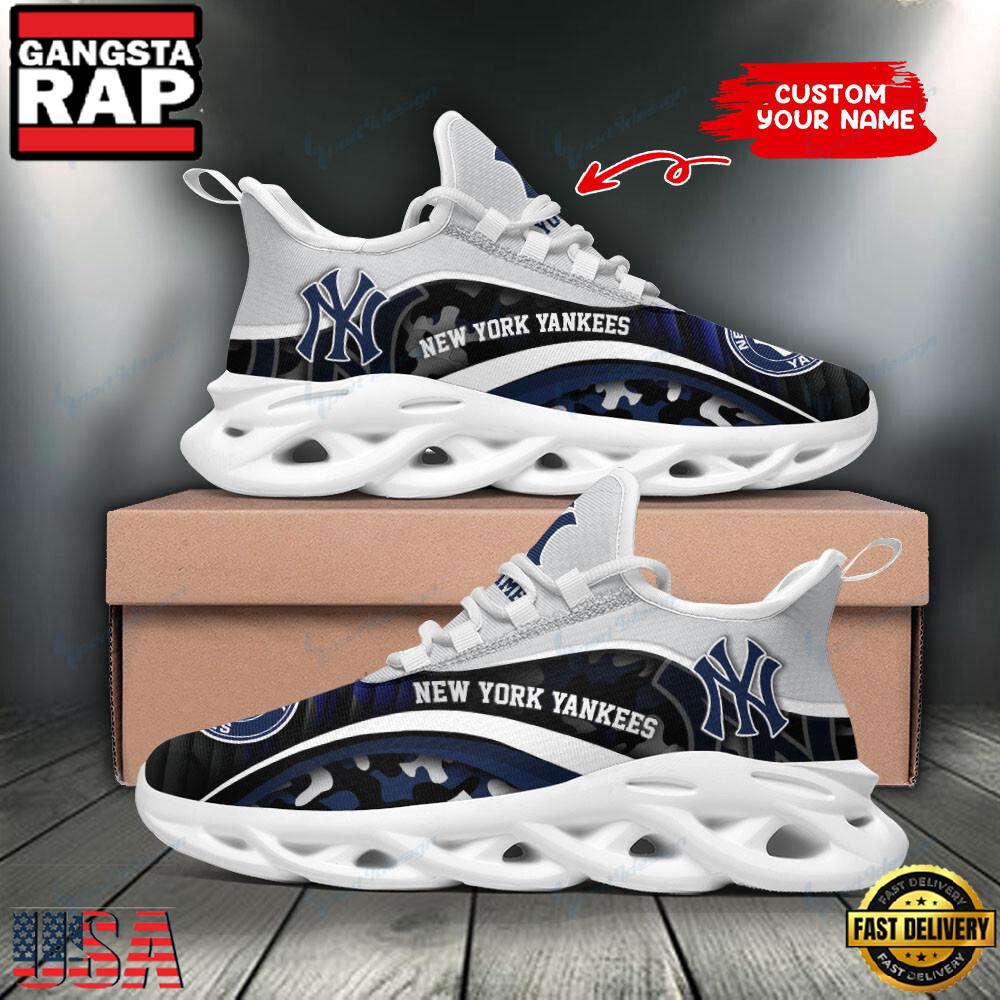 NFL New York Yankees Camo New Design Max Soul Shoes Running Sneakers