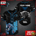 NFL Custom Name Carolina Panthers Mascot Baseball Jersey