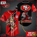 NFL Custom Name San Francisco 49ers Mascot And Skull New Design Baseball Jersey