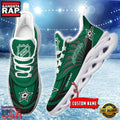 NHL Custom Name Dallas Stars Team Logo Design Max Soul Shoes Running Sneakers