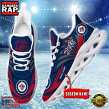 NHL Custom Name Winnipeg Jets Team Logo Design Max Soul Shoes Running Sneakers