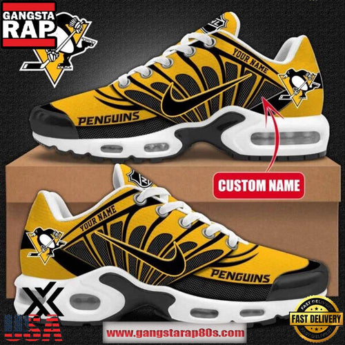 Pittsburgh Penguins NHL New 2026 Version Custom Air Max Plus Shoes Running Sneakers