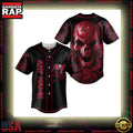NFL Custom Name Tampa Bay Buccaneers Football Skull Baseball Jersey Shirt
