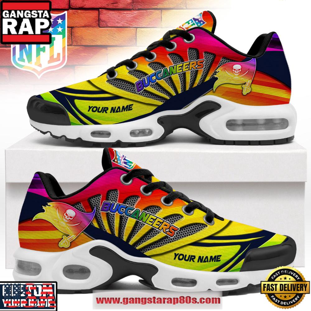 Tampa Bay Buccaneers NFL Pride Month 2026 Custom Air Max Plus Shoes Running Sneakers