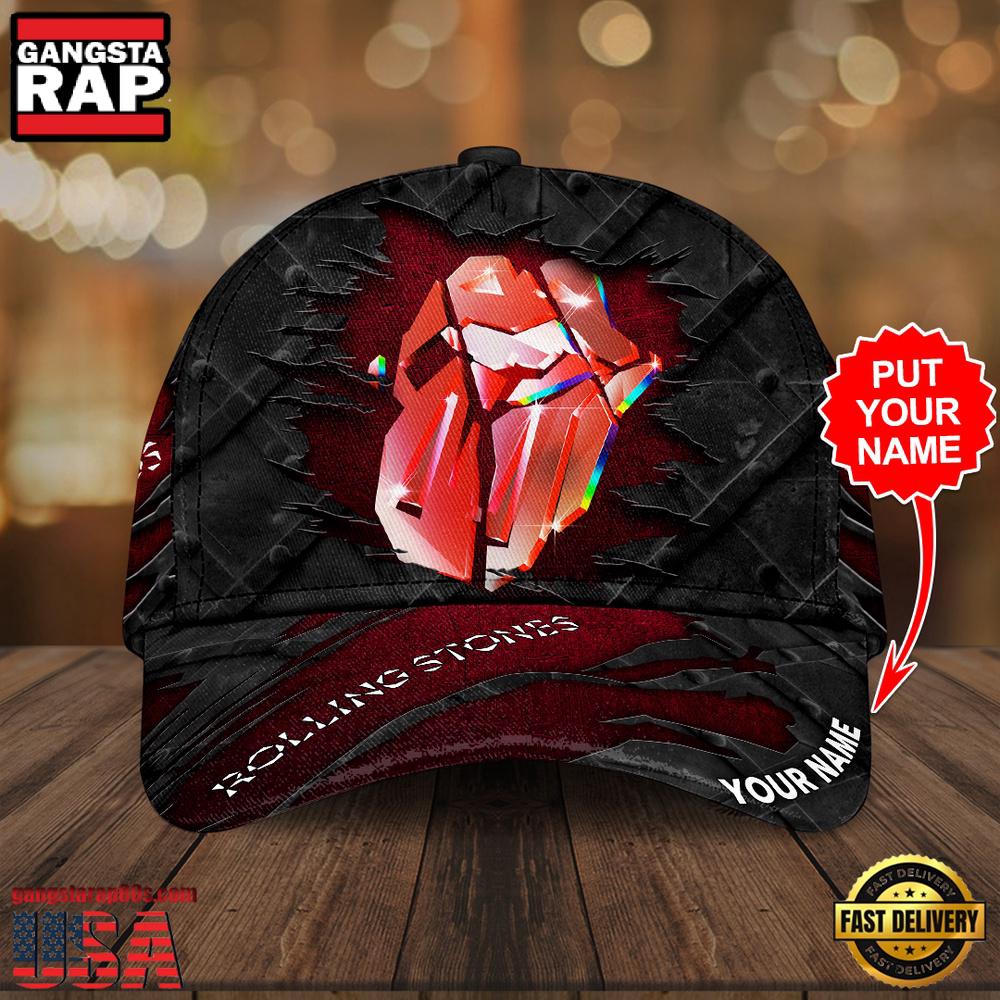 Custom Name The Rolling Stones Music Classic Cap Hats