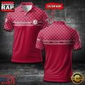 Custom Name NCAA Alabama Crimson Tide Team Logo New Design Polo Shirt
