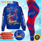 Custom NFL Buffalo Bills Hoodie Leggings Rock Paper Scissors Throat Punch I Win Hoodie