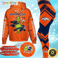 Custom NFL Denver Broncos Hoodie Leggings The Grinch Hoodie Rock Paper Scissors Throat Punch I Win