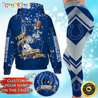 Custom NFL Indianapolis Colts Hoodie Leggings Rock Paper Scissors Throat Punch I Win Hoodie