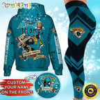 Custom NFL Jacksonville Jaguars Hoodie Leggings Rock Paper Scissors Throat Punch I Win Hoodie