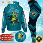 Custom NFL Jacksonville Jaguars Hoodie Leggings The Grinch Hoodie Rock Paper Scissors Throat Punch I Win