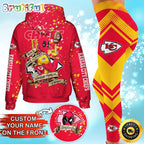 Custom NFL Kansas City Chiefs Hoodie Leggings Rock Paper Scissors Throat Punch I Win Hoodie