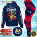 Custom NFL New England Patriots Hoodie Leggings The Grinch Hoodie Rock Paper Scissors Throat Punch I Win