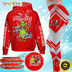 Custom NFL Tampa Bay Buccaneers Hoodie Leggings The Grinch Hoodie Rock Paper Scissors Throat Punch I Win