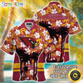 Customized NFL Arizona Cardinals Hawaii Shirt Palm Tree Aloha Shirt