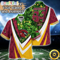 Customized NFL Arizona Cardinals Hawaii Shirt St Patricks Day Aloha Shirt