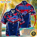 Customized NFL Buffalo Bills Hawaiian Shirt Summer Football Aloha Shirt For Fans