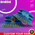 Customized NFL Carolina Panthers Bucket Hat Sunflower NFL Bucket Hat