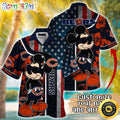 Customized NFL Chicago Bears Hawaiian Shirt Mickey Mouse Tropical Shirt