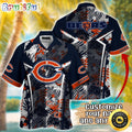 Customized NFL Chicago Bears Hawaiian Shirt Summer Football Tropical Shirt