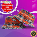 Customized NFL Denver Broncos Bucket Hat Floral Pattern Hat For Football Fans