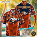 Customized NFL Denver Broncos Hawaiian Shirt Summer Football Aloha Shirt For Fans