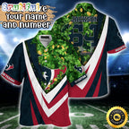 Customized NFL Houston Texans Hawaii Shirt St Patricks Day Aloha Shirt