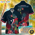Customized NFL Houston Texans Hawaii Shirt Tropical Flower Aloha Shirt