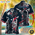 Customized NFL Houston Texans Hawaiian Shirt Summer Football Tropical Shirt