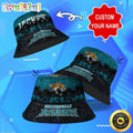 Customized NFL Jacksonville Jaguars Bucket Hat Palm Tree NFL Bucket Hat