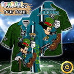 Customized NFL Jacksonville Jaguars Hawaiian Shirt Mickey Mouse Saint Patricks Day Hawaii Shirt