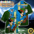 Customized NFL Los Angeles Chargers Hawaiian Shirt Mickey Mouse Saint Patricks Day Hawaii Shirt