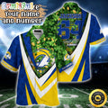 Customized NFL Los Angeles Rams Hawaii Shirt St Patricks Day Aloha Shirt