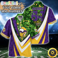Customized NFL Minnesota Vikings Hawaii Shirt St Patricks Day Aloha Shirt