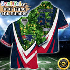 Customized NFL New England Patriots Hawaii Shirt St Patricks Day Aloha Shirt