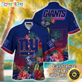 Customized NFL New York Giants Hawaii Shirt Tropical Flower Aloha Shirt