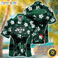 Customized NFL New York Jets Hawaii Shirt Palm Tree Aloha Shirt