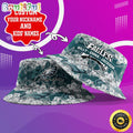 Customized NFL Philadelphia Eagles Bucket Hat Floral Pattern Hat For Football Fans