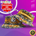 Customized NFL Pittsburgh Steelers Bucket Hat Floral Pattern Hat For Football Fans