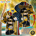 Customized NFL Pittsburgh Steelers Hawaiian Shirt Mickey Mouse Tropical Shirt