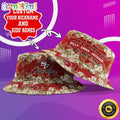 Customized NFL San Francisco 49ers Bucket Hat Floral Pattern Hat For Football Fans