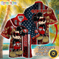 Customized NFL San Francisco 49ers Hawaiian Shirt Mickey Mouse Tropical Shirt