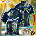 Customized NFL Seattle Seahawks Hawaiian Shirt Summer Football Tropical Shirt