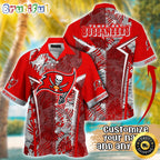 Customized NFL Tampa Bay Buccaneers Hawaiian Shirt Summer Football Tropical Shirt