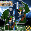 Customized NFL Tennessee Titans Hawaiian Shirt Mickey Mouse Saint Patricks Day Hawaii Shirt